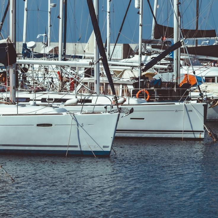 Yachting lifestyle scene